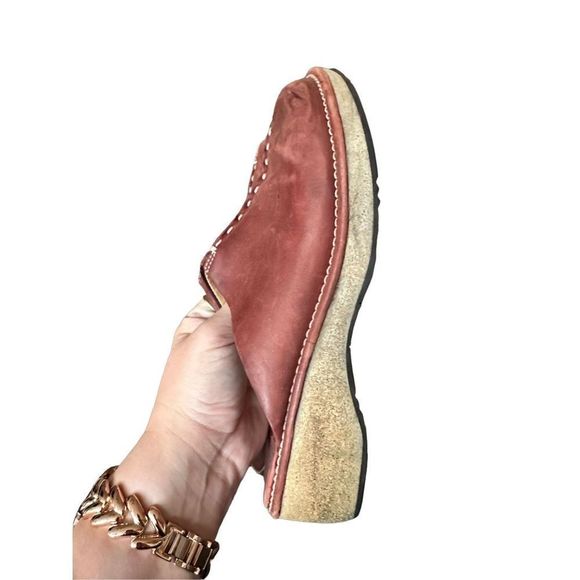 Clark’s Red Leather Mule Clogs - Picture 12 of 12
